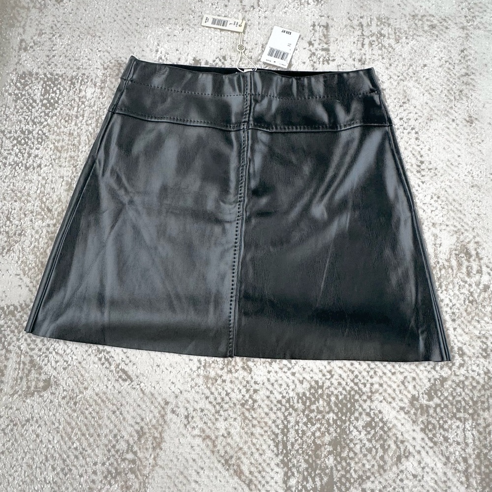 Black Leather Skirt